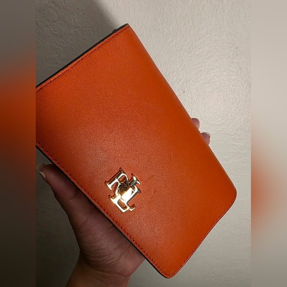 Ralph Lauren Vibrant Orange Clutch/Crossbody - Picture 3 of 7
